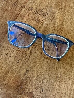 Ralph Lauren Blue-Green Tortoiseshell Eyeglass Frames